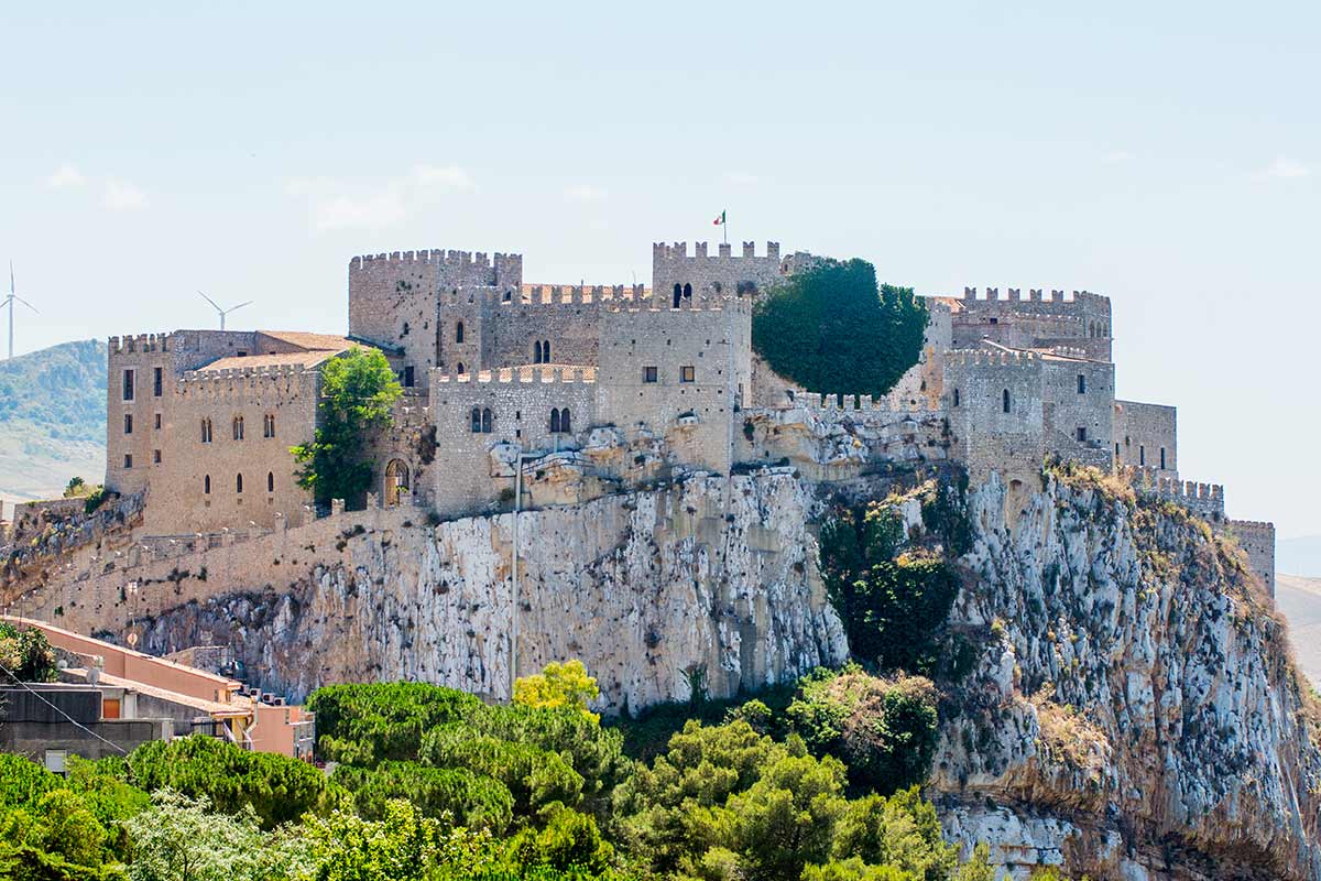 Castello di Caccamo vista panoramica