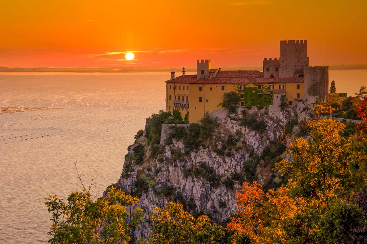Castello di Duino a Trieste.