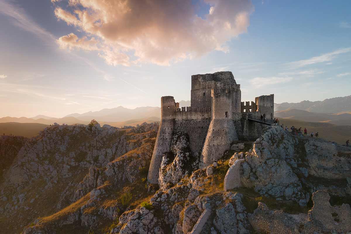 castello di Rocca Calascio in Abruzzo.