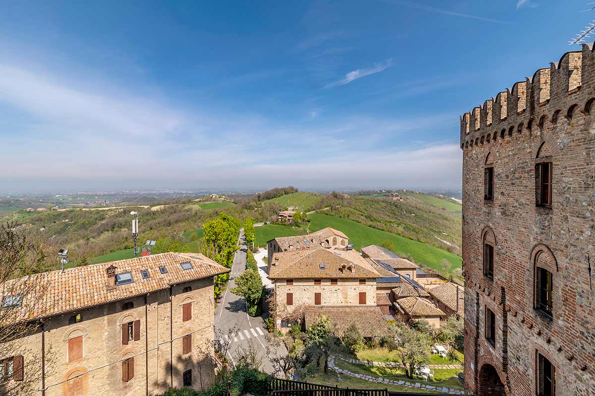 Castello di Tabiano vista panoramica.