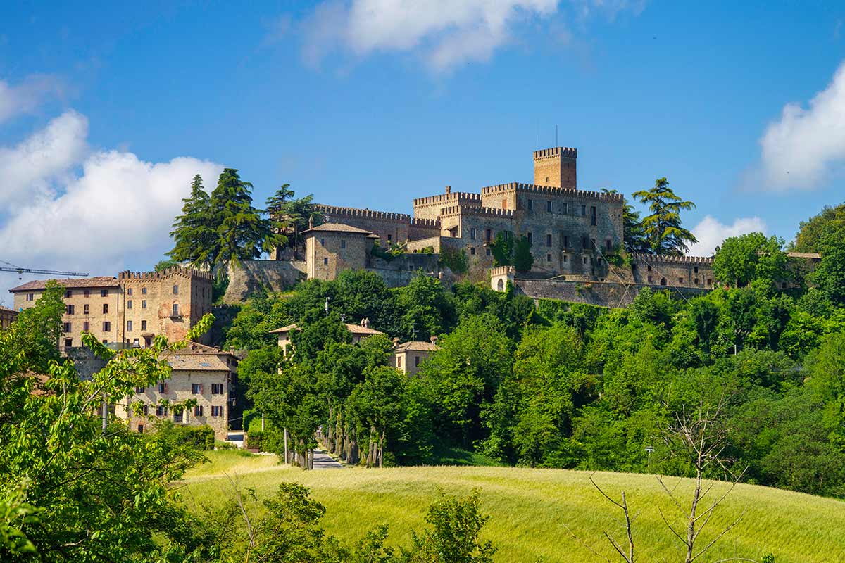 Castello di Tabiano vicino Parma.