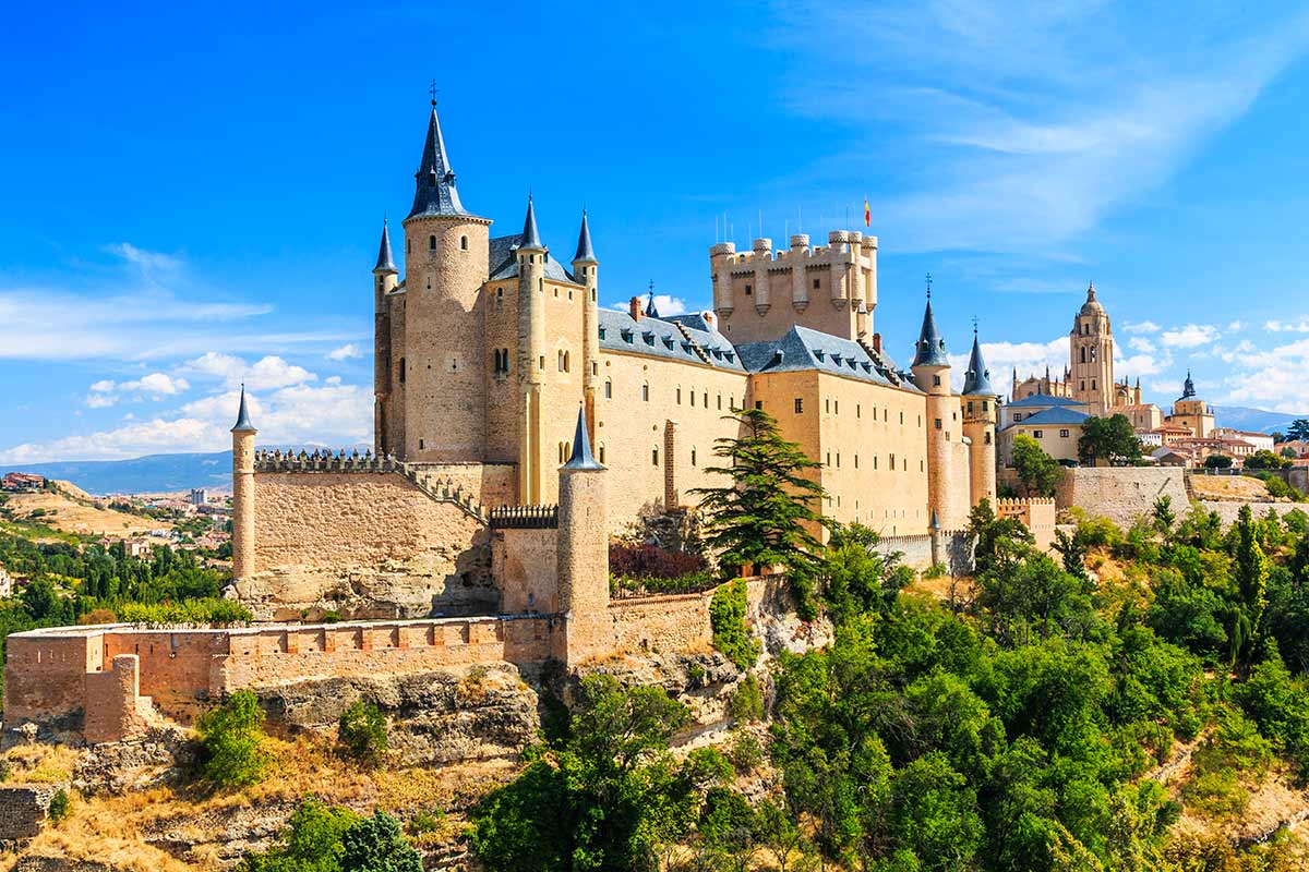 L'Alcázar di Segovia, il castello.