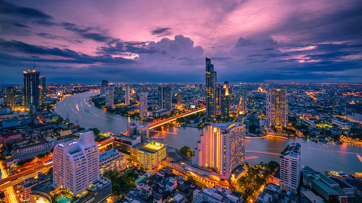 Bangkok di notte.