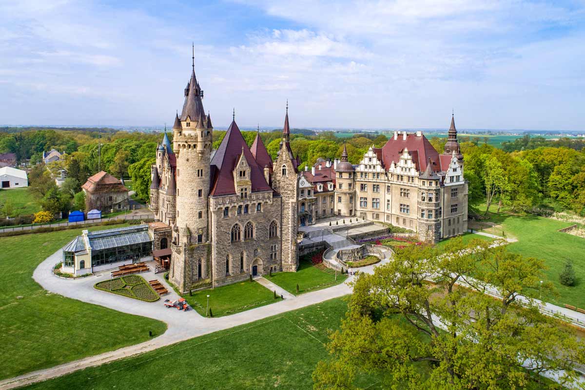 castello di Moszna in Polonia