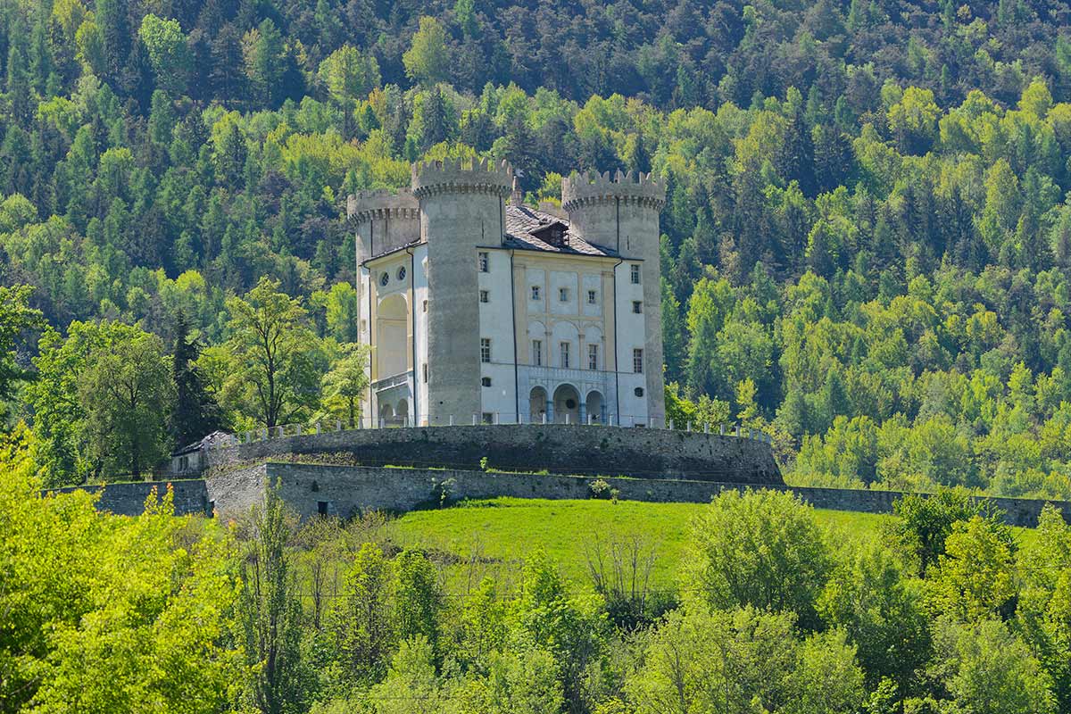 Castello di Aymavilles in Valle d'Aosta.