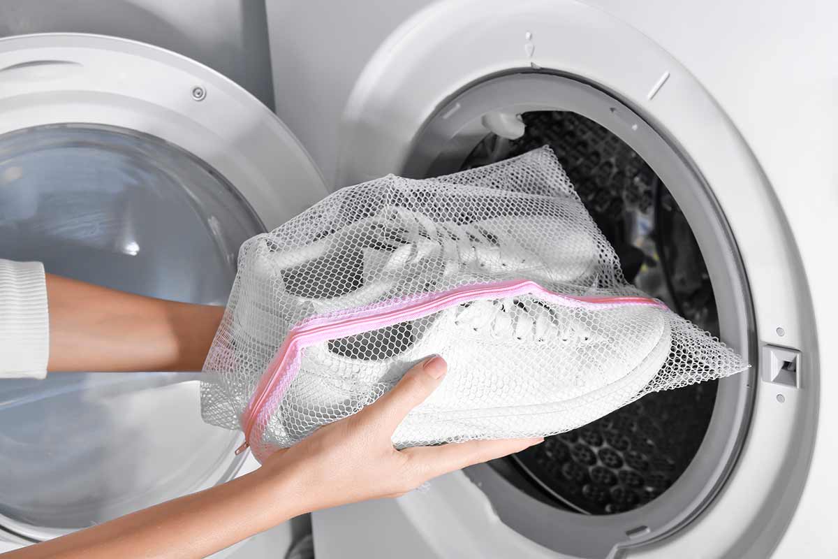 scarpe in lavatrice