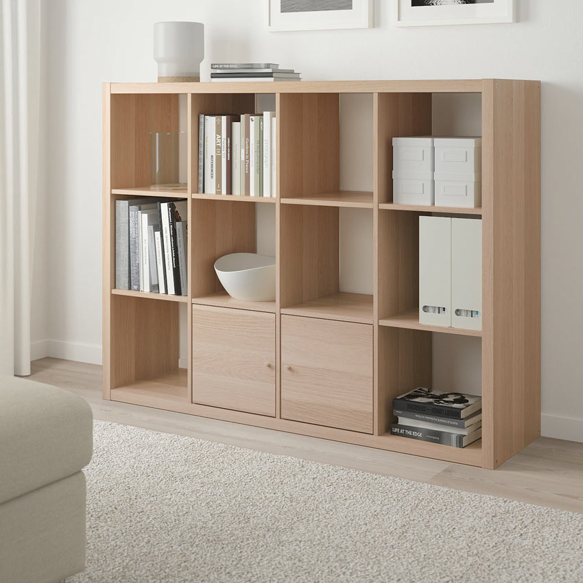 Libreria Kallax Ikea legno chiaro
