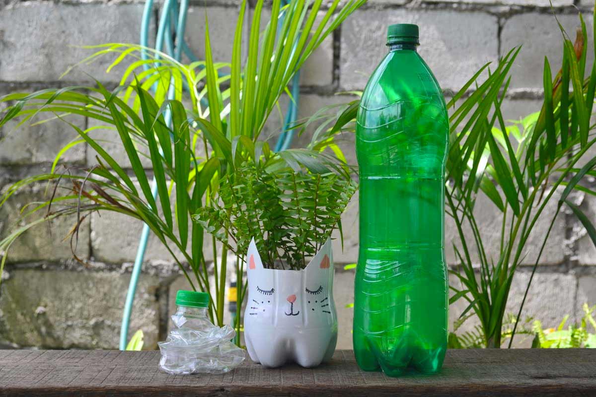 riciclo creativo delle bottiglie di plastica