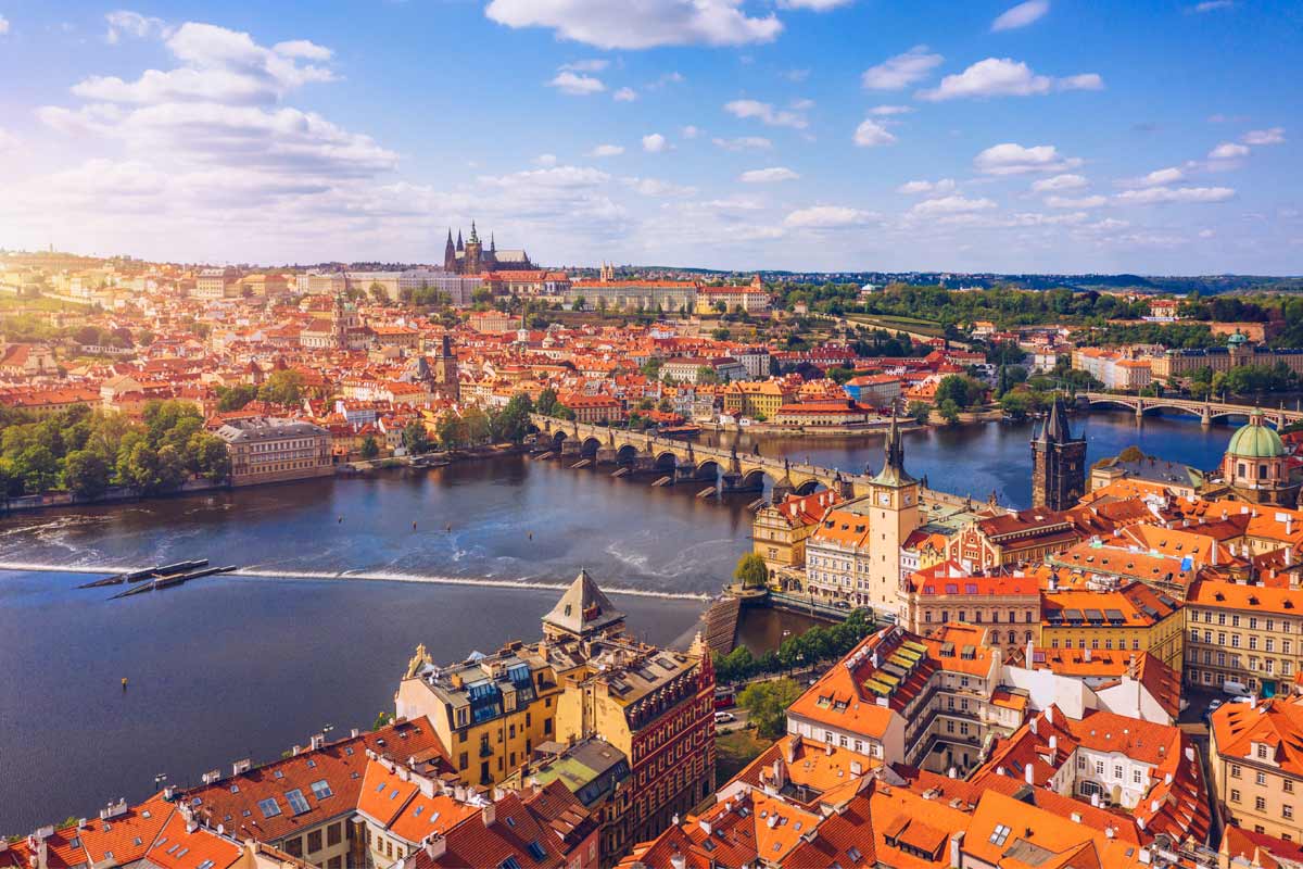 Vista di Praga.