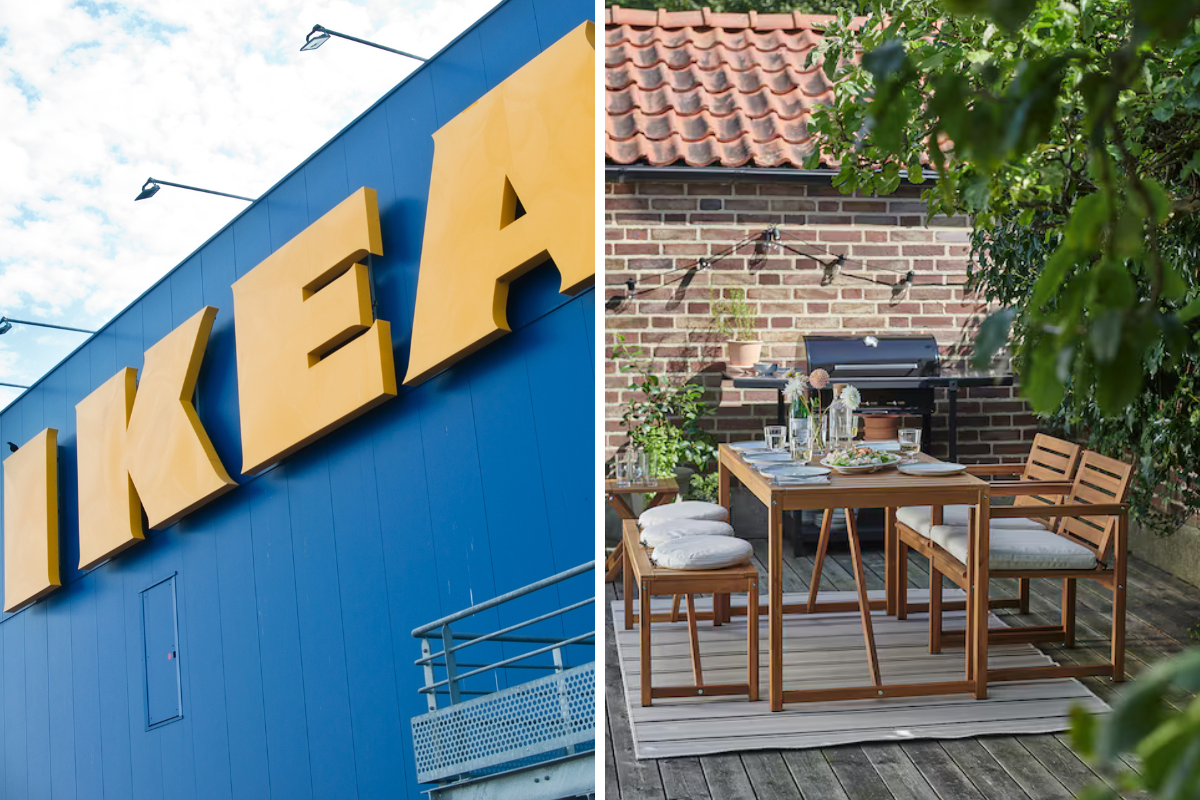 cene in giardino con IKEA