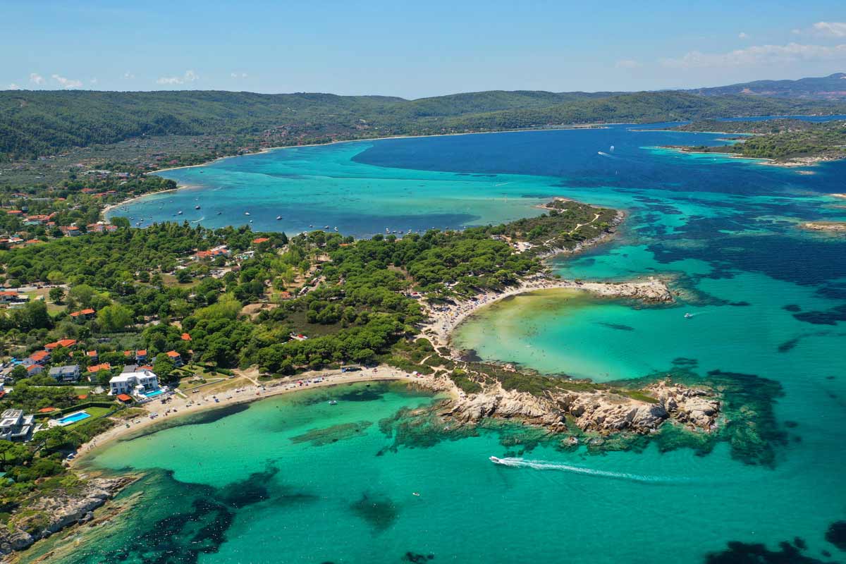 Sithonia, penisola centrale di Halkidiki