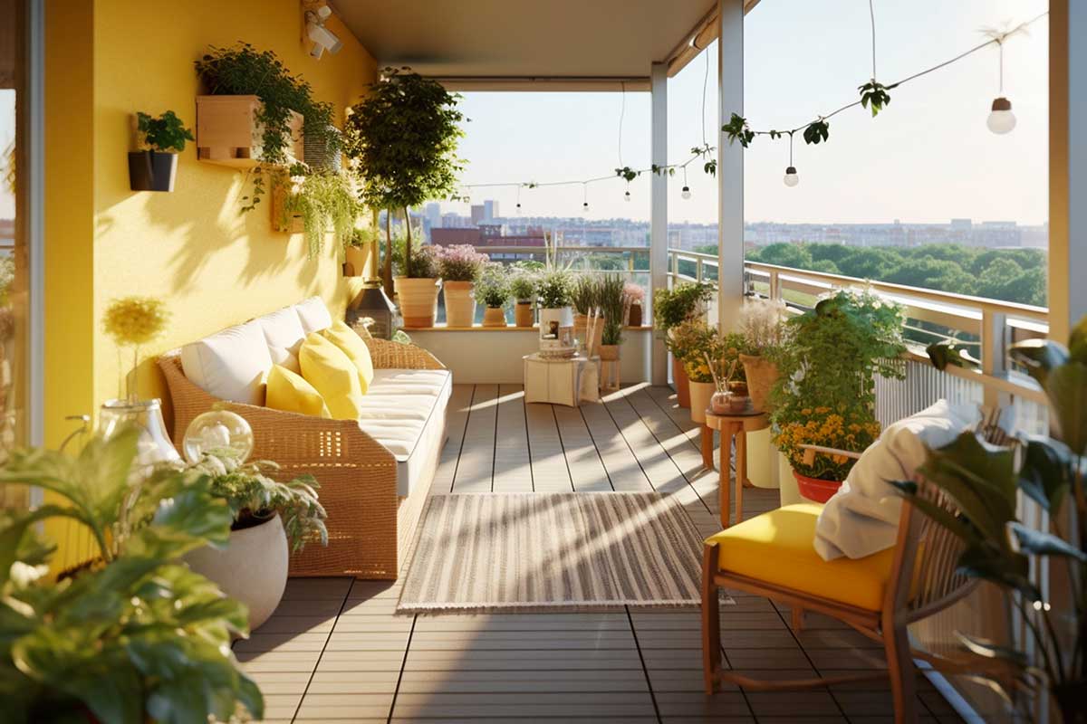 Come creare un'oasi verde in un piccolo balcone
