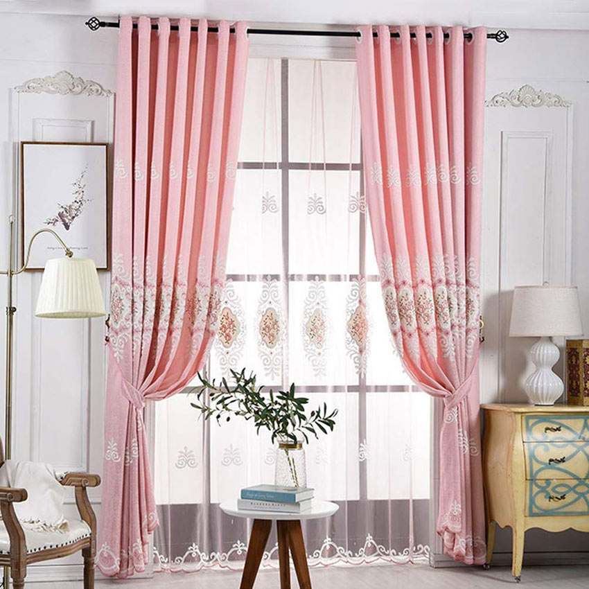 Tende rosa shabby chic