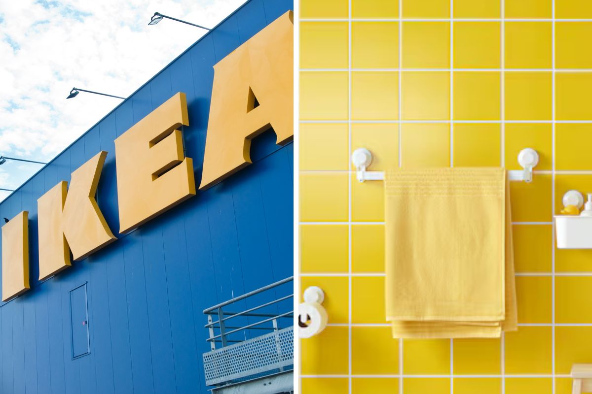 Ikea serie TISKEN portasciugamani