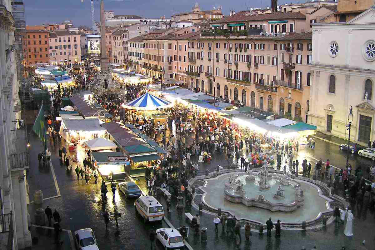 Mercatino di Natale a Roma